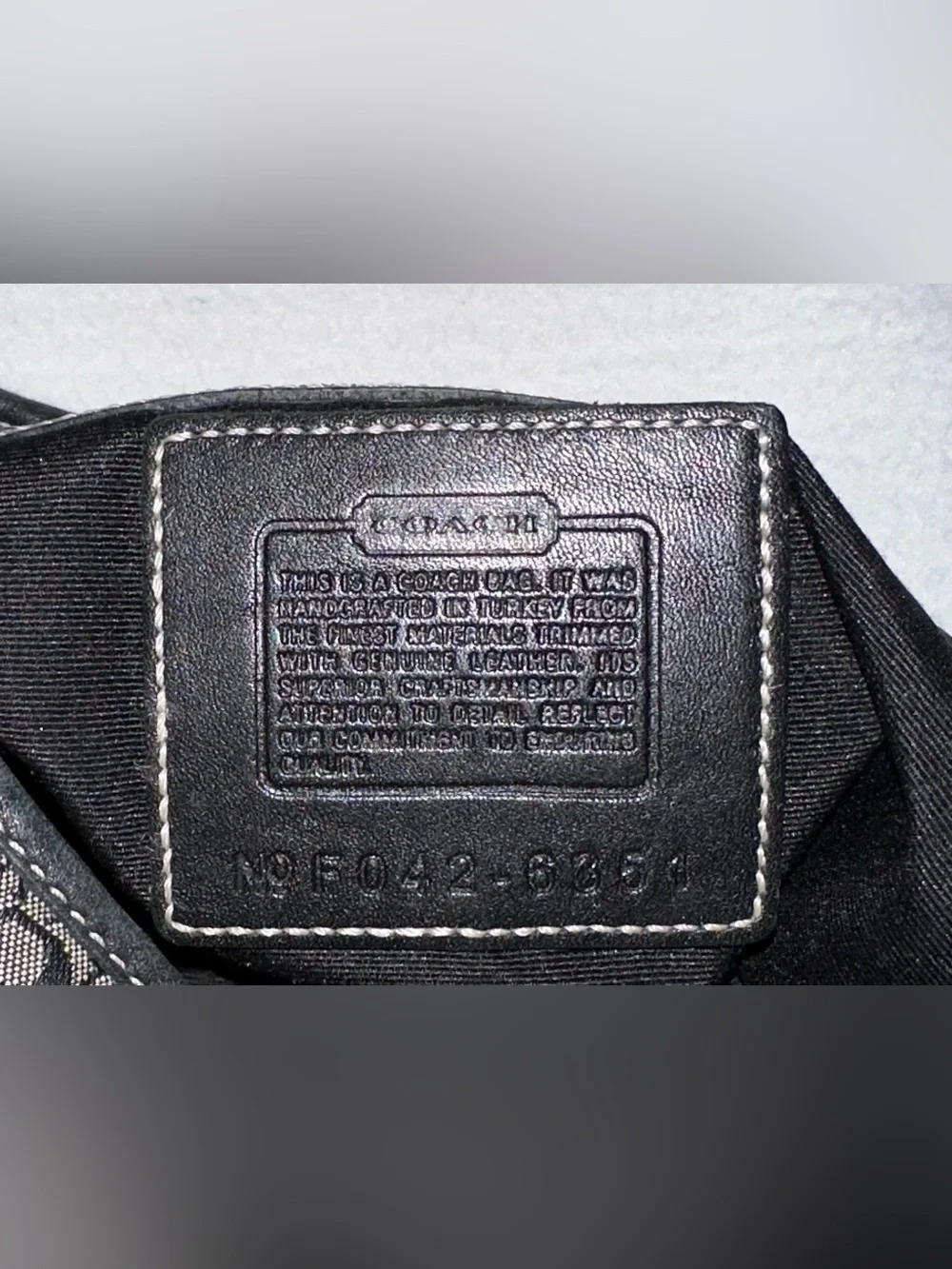 Vintage Y2K Coach Signature C Shoulder Bag